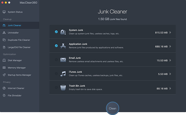 disk cleaner app mac